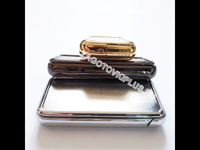 Премиум зажигалка 2 в 1 в комплекте с линзами (золото)