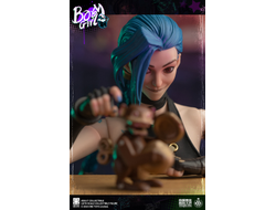 ПРЕДЗАКАЗ - Джинкс (Аркейн, League of Legends)  - Коллекционная ФИГУРКА 1/6 scale BOOM GIRL Deluxe Edition (ot021) - Onetoys ?ЦЕНА: 30600 РУБ.?