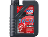 Синтетическое моторное масло для 4-тактных мотоциклов &quot;Motorbike 4T Synth Street Race&quot; 5W-40, 1 л