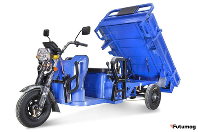 Электротрицикл Rutrike Габарит 1700 60V1200W синий