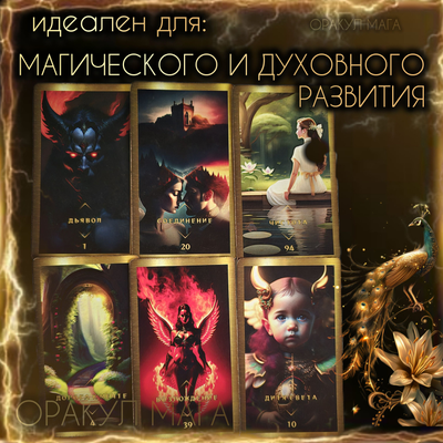 Оракул Мага (PREMIUM версия) авторская колода Маржены Горбовой