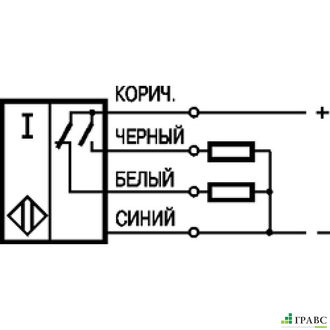 Индуктивный датчик ISB AF25S8-43P-2-C-V