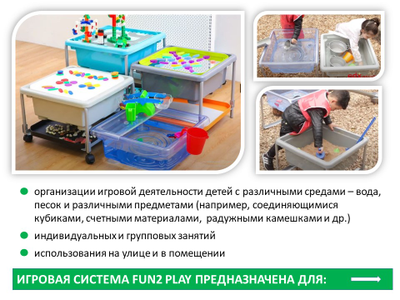 Fun2 Play Основание игровой системы высота 40 см.
