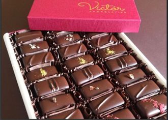 Набор Ассорти Victor Chocolatier 9 видов шоколадных конфет, 200 гр