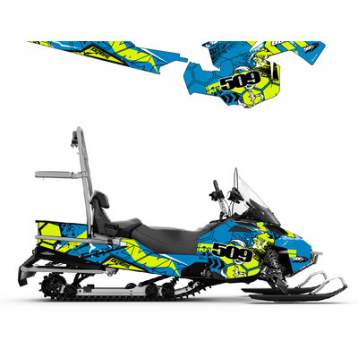 Наклейки на снегоход  Lynx Ranger Expedition Commander 2011-2019 №1838