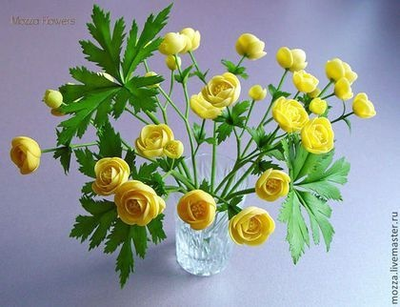 "Лист купавки " силиконовый молд (вайнер)