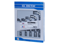Набор торцевых L-образных ключей, 10-17 мм, 5 предметов KING TONY 1805MR
