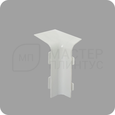 Угол внутренний левый для плинтуса ПВХ Aqua 37*20мм