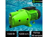 Насос поверхностный ПОЛЕСАД НП-1500Ч (1500Вт, напор 48м, 4200л/час)