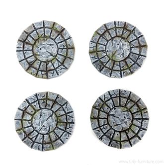 Stone discs (PAINTED)