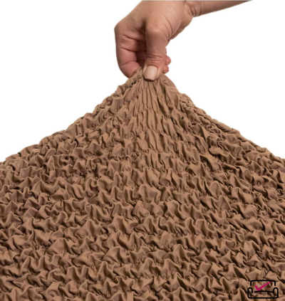 Чехол на 3х местный диван Микрофибра Капучино. Защита мягкой мебели от животных.