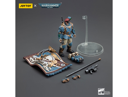 Имперская гвардия - Отпрыски Темпестус - знаменосец (Warhammer 40k) - КОЛЛЕКЦИОННАЯ ФИГУРКА 1/18 Astra Militarum Tempestus Scions Command Squad Banner Bearer (JT5130) - JOYTOY