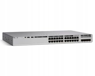 Коммутатор Cisco C9200L-24P-4G-E Catalyst 9200L 24-портовый PoE +, 4 x 1G, сеть Essentials