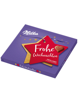 Конфеты Milka Pralines Hazelnut Cream 110G в коробке