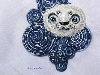 "Дух Северного Моря. Баллада о Бельке" - фэнтези-подвеска в кельтском стиле