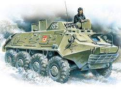 Сборная модель: (ICM 72911) Бронетранспортер БТР-60ПБ
