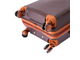 Комплект из 3х чемоданов Somsonya Tokyo Полипропилен S,M,L темно-коричневый