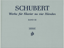 Schubert: Works for Piano Four-hands Volume III gebunden