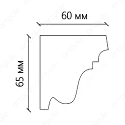 Карниз гладкий SKT29