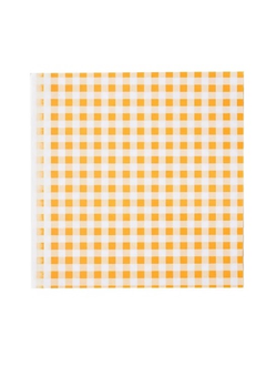 Бумага для бенто-торта 18*18 см (100 шт), оранжевая в клетку в Калининграде
