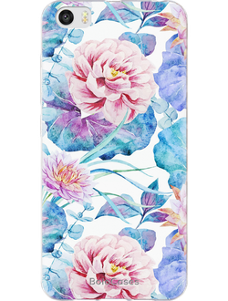 Чехол для Meizu с цветочным дизайном №51