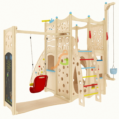 Игровой чердак для дома IgraGrad 10 с качелями купить в Воронеже
