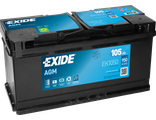 EXIDE AGM 105Ah 950A EK1050 Start-Stop