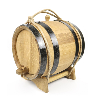 Бочонок из колотого дуба для рома 3 литра