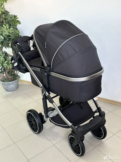 Детская коляска 3 в 1 Luxmom F2A Черный