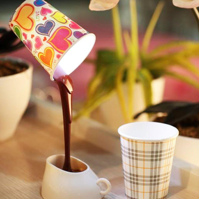 лампа застывший кофе