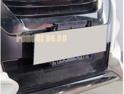 Защита радиатора Nissan Serena 2016-2019 black низ