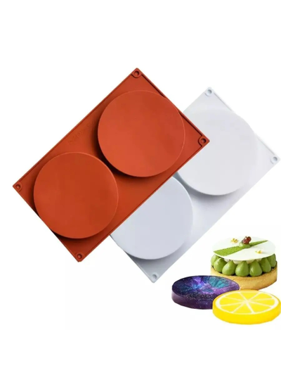 Силиконовая форма для начинок диам.13,7см, выс. 2 см, 2 ячейки