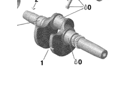 Коленвал (Коленчатый вал) Оригинал BRP 420219835 для BRP Can-Am (Crankshaft)