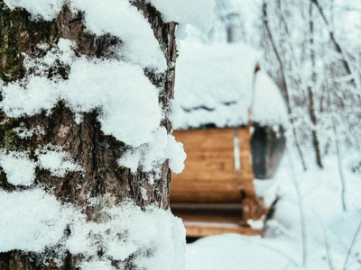 Круглая баня бочка с панорамным сферическим окном