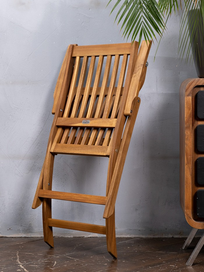 Стул из акации Oxford складной с подлокотниками