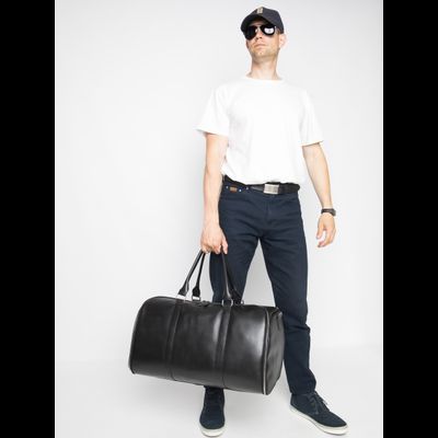 Кожаный портплед / дорожная сумка Goffredo 
Premium black (арт. 4045-51)