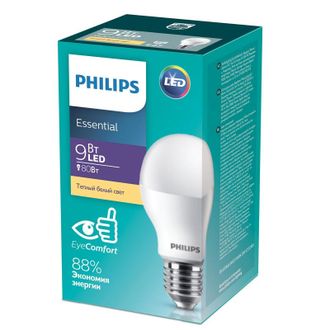 Лампа светодиодная Philips ESS LED Bulb 9W E27 3000K 230V 1CT