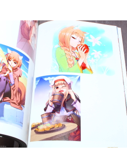 Оригинальный Арт Бук - Spice and Wolf  Jyunenme no Ringo Shu - (Волчица и пряности)