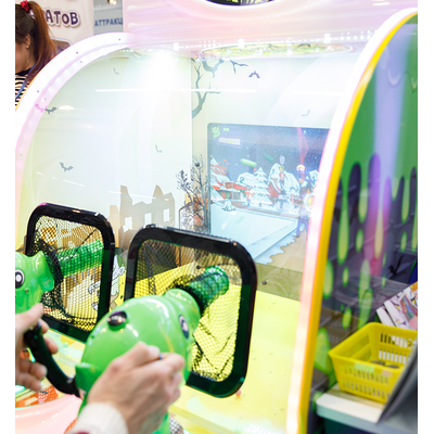 Детский игровой аппарат Двойная Стрелялка «Зомби Атака»