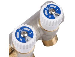 Коллектор STOUT распределительный 3/4", 2 отвода 1/2"ЕК (Арт. SMB 6851 341202)