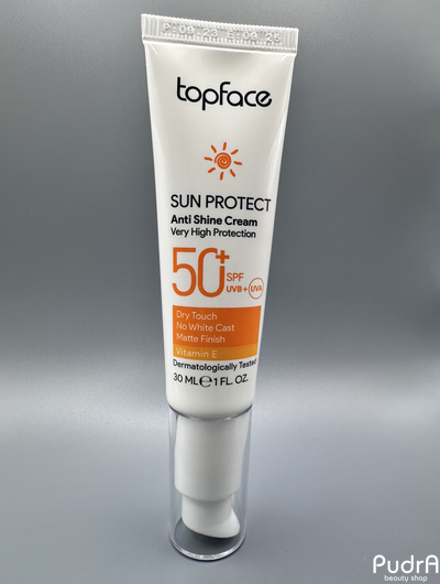 Topface Cолнцезащитный крем Sun Protect Anti Shine 50+ PT806 001, 30 мл
