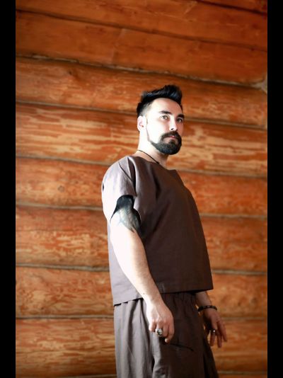 Конопляный костюм для пар-мастера "Дар Дзена"