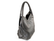 (АРТИКУЛ: 9782/1/51) СУМКА МЕШОК, БОЛЬШАЯ, КОЖАНАЯ, СЕРАЯ С НЕБОЛЬШИМ БЛЕСКОМ, ДВЕ РУЧКИ ЧЕРЕЗ ПЛЕЧО