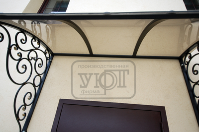 кованый козырёк (1800х1000 мм)