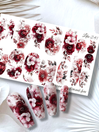 Слайдер-дизайн для ногтей LIKE-241