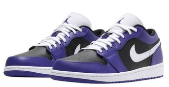 Nike Air Jordan 1 Low Court Purple Black