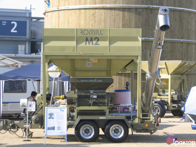 Передвижная вальцовая плющилка влажного зерна ROmiLL М2