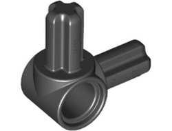 Technic, Axle and Pin Connector Hub with 2 Perpendicular Axles, Black (10197 / 6099801)