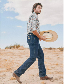 Джинсы 13MWZ Wrangler® Cowboy Cut® оригинальный крой (стираные)