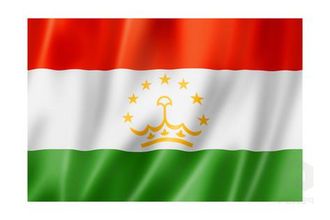 Флаг страны Таджикистан